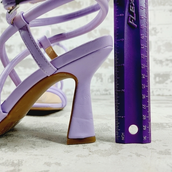 New BP.  Ashlyn Square Toe Strappy Sandal In Purple Betta A279 - Picture 9 of 14